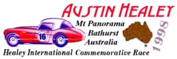 HEALEY INTERNATIONAL COMMEMORATIVE RACE, MT PANORAMA, BATHURST 1998 event logo